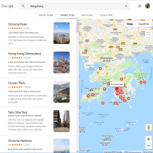 google map hong kong