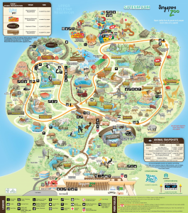 Singapore Zoo Map