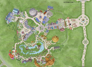 Map of hong kong disneyland 